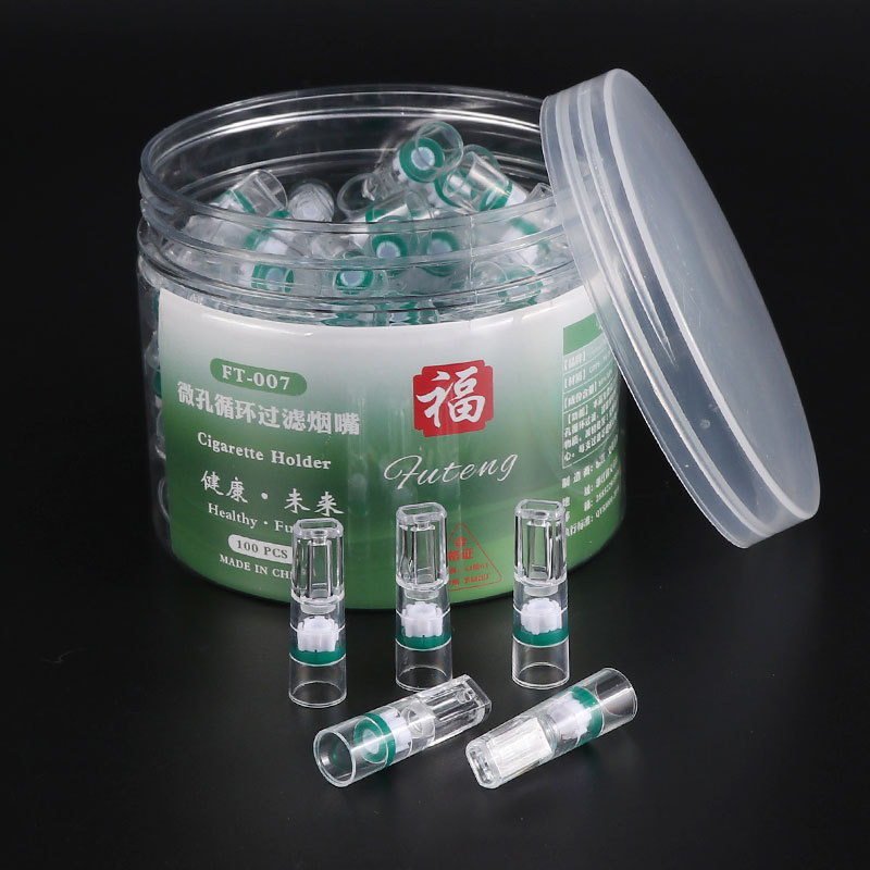 Hộp 100 đầu tẩu thuốc nhựa dẻo bảo vệ sức khỏe Hewang