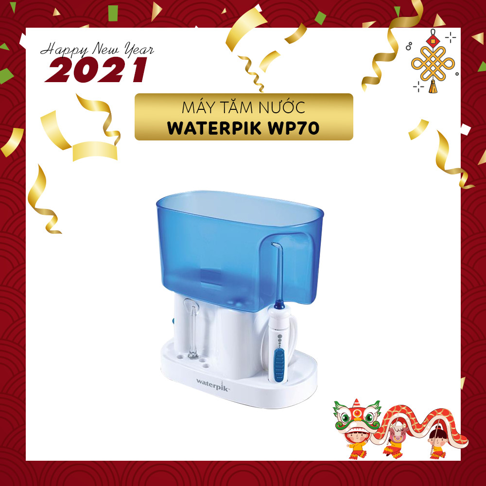 Máy tăm nước gia đình giúp vệ sinh răng miệng Waterpik Family WP70