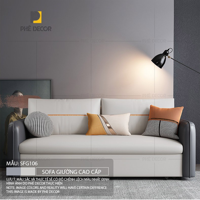 SOFA GIƯỜNG CAO CẤP - SFG106 - 1.8m*0.82m*0.82m