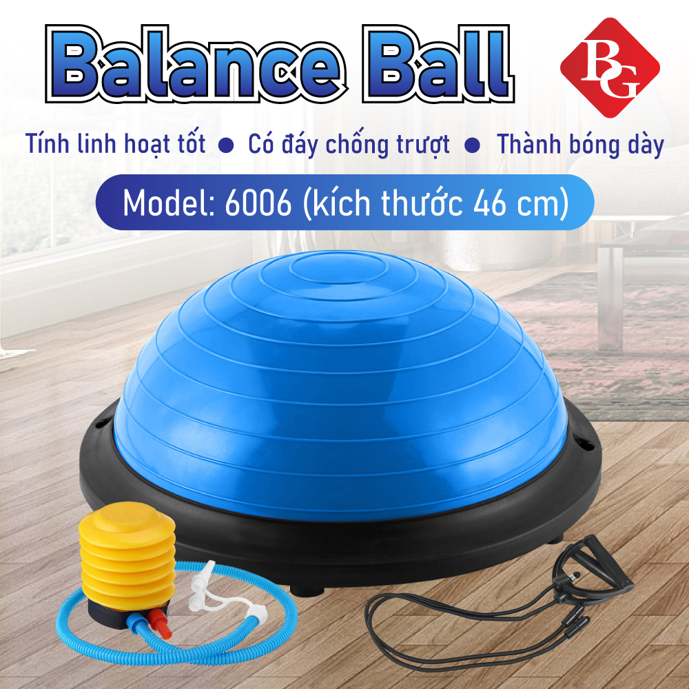 BG Bóng tập thăng bằng BALANCE BALL YOGA/GYM cao cấp PURPLE (hàng nhập khẩu)