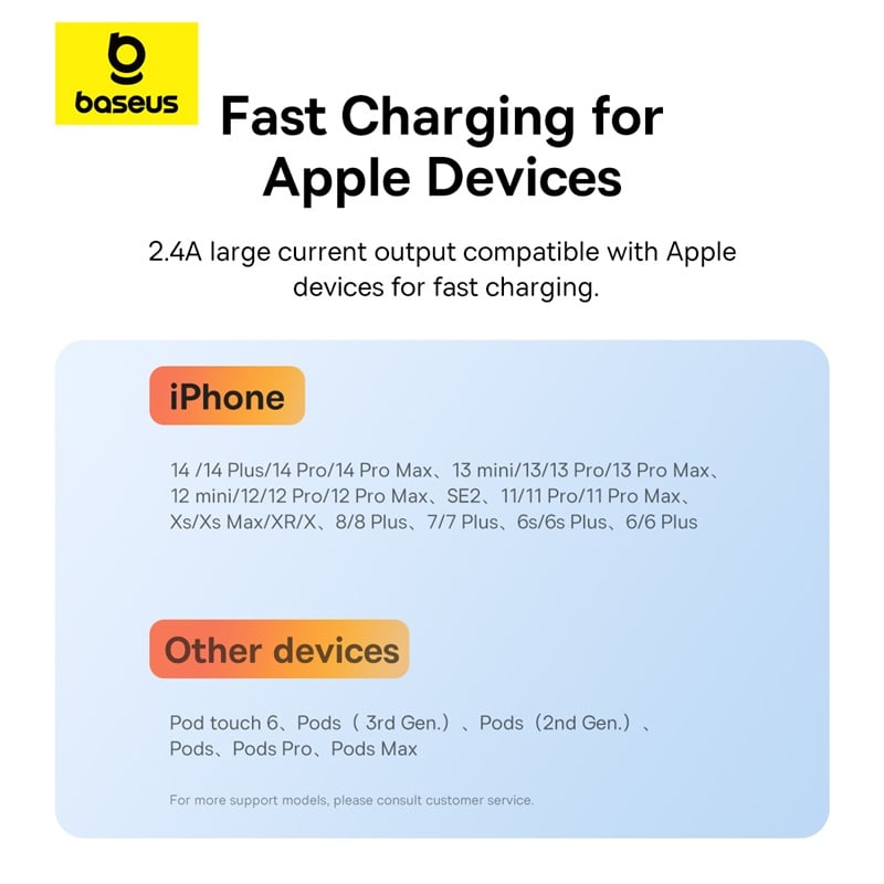Cáp Sạc Nhanh Baseus 0℃ Series Fast Charging Data Cable USB to IP 2.4A - Hàng chính hãng