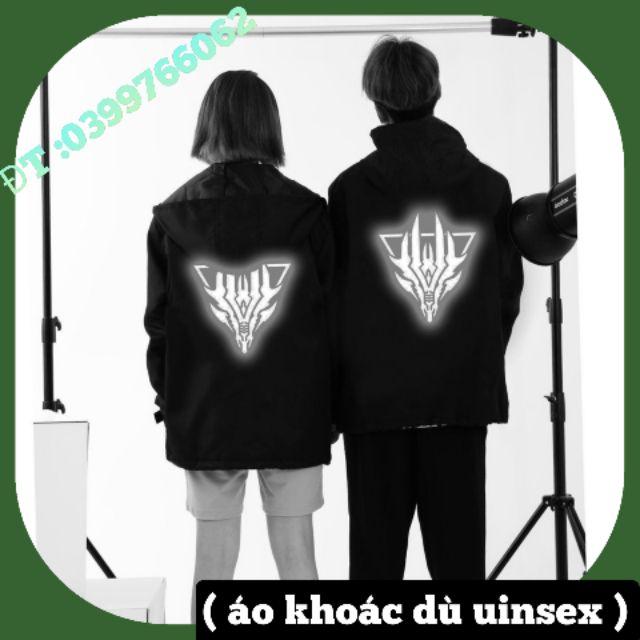   áo khoác dù uinsex ️ (video+ảnh thật) A95 ( có form rộng XL )