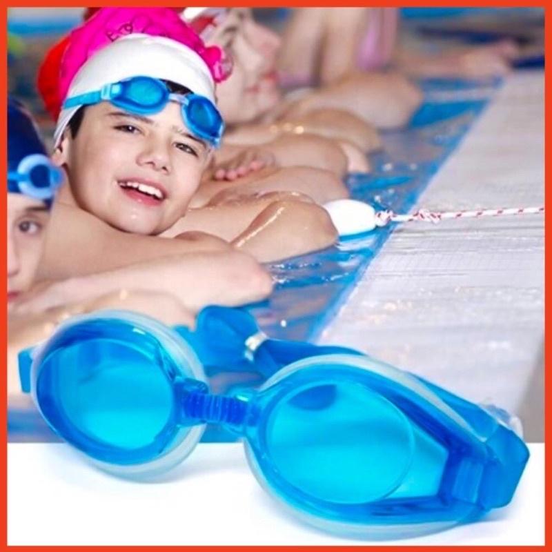 Mắt kính bơi lội trẻ em chống hơi nước, ôm khít mắt cho bé từ 4 đến 16 tuổi.