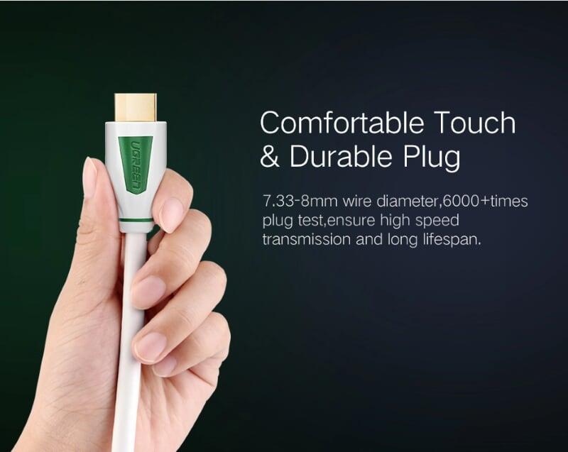 Ugreen UG30193HD116TK 5M màu Đen Cáp tín hiệu HDMI chuẩn 1.4 hỗ trợ phân giải 4K * 2K - HÀNG CHÍNH HÃNG