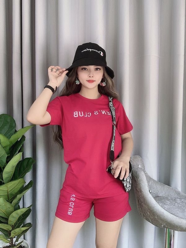 Set Bộ Cotton Đùi Bảo Kim In Chữ Mới