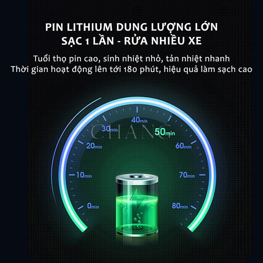 Máy Rửa Xe, Máy Xịt  Rửa Tăng Áp Mini Dùng Pin Max Lithium 199V Áp Lực Cao Cầm Tay Rửa Xe Gia Đình