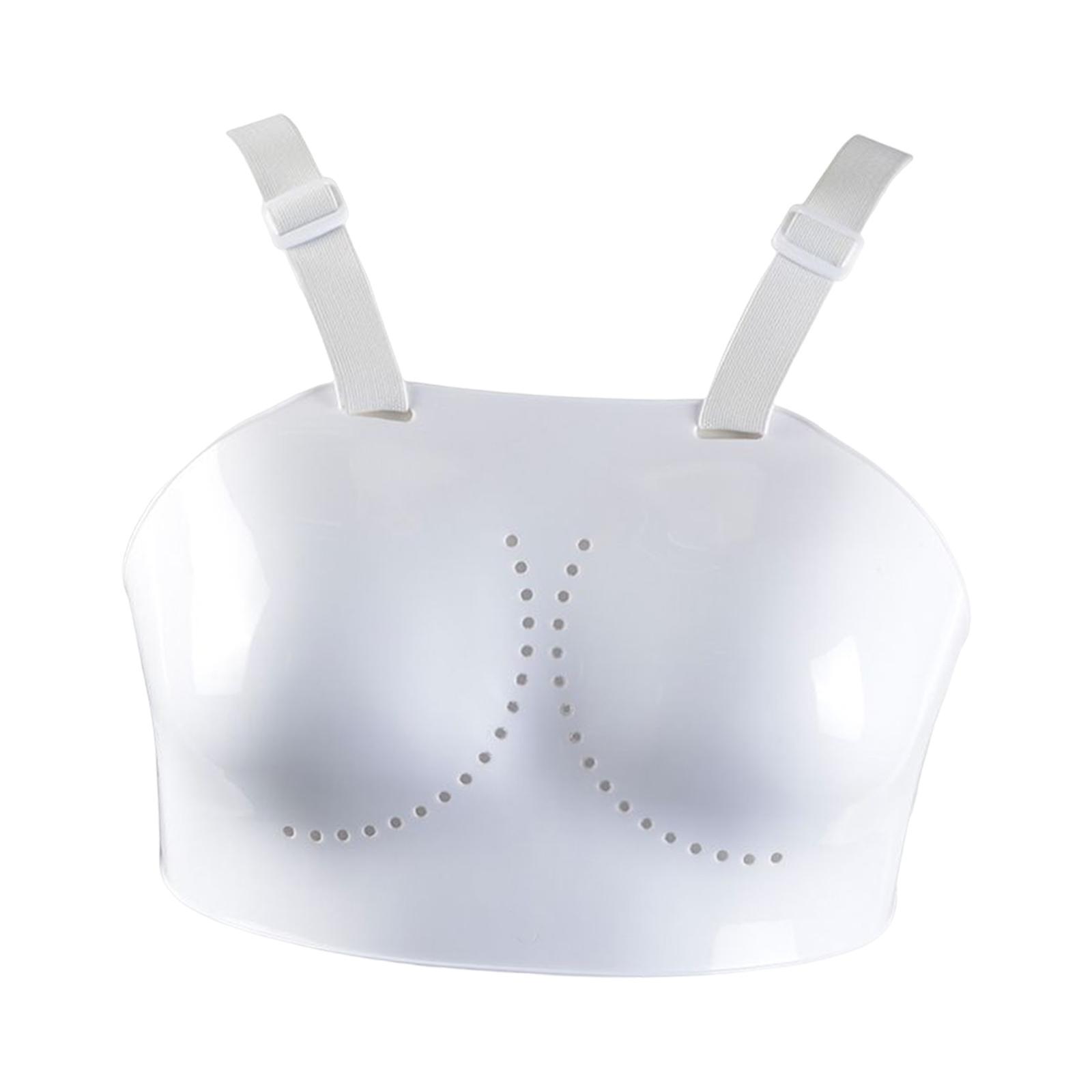 Breast Protector Karate Adjustable Strap Fencing Sports Guard for Heavy Punching
