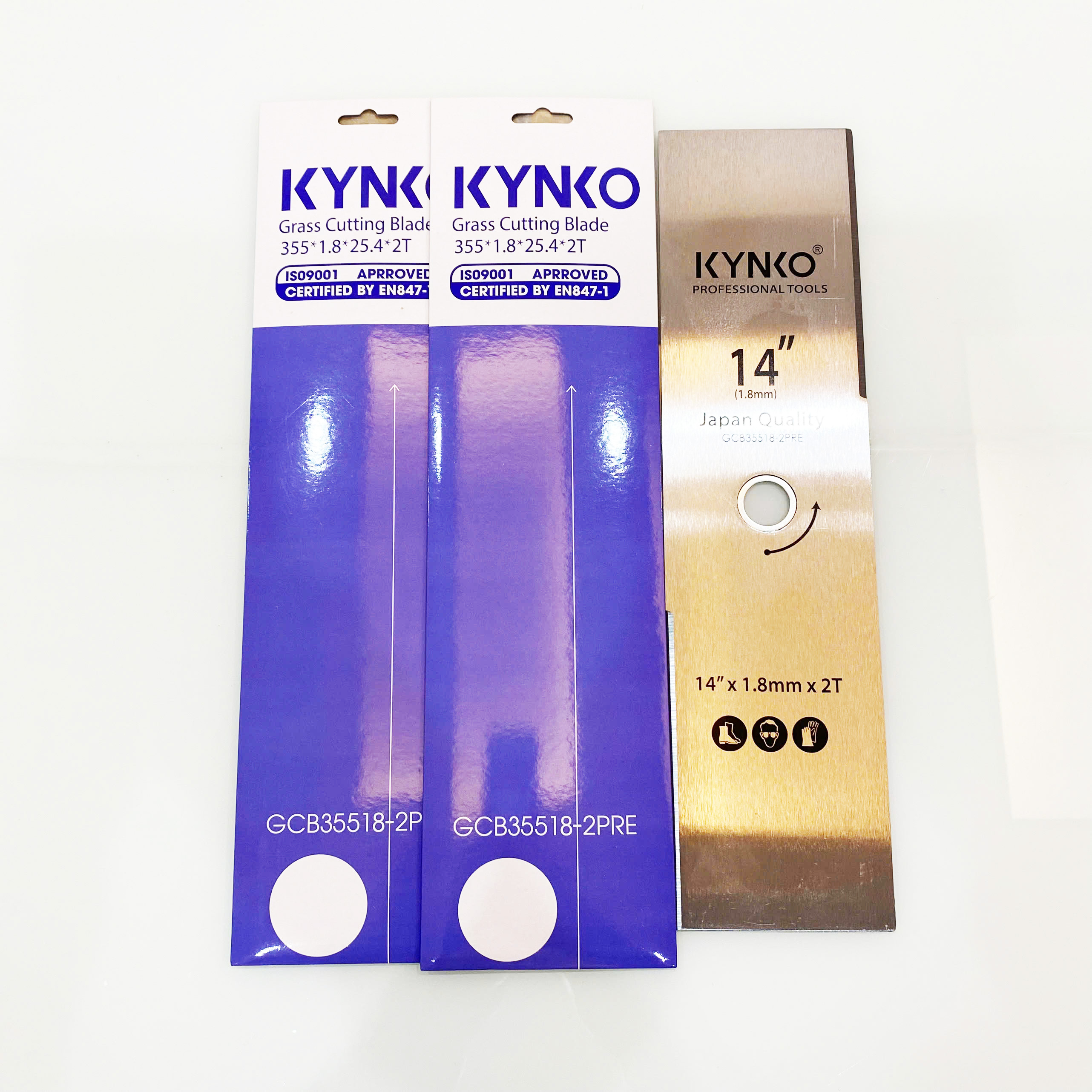 Lưỡi cắt cỏ chữ nhật KYNKO- 355MM GCS355182PRE chính hãng siêu sắc siêu bền