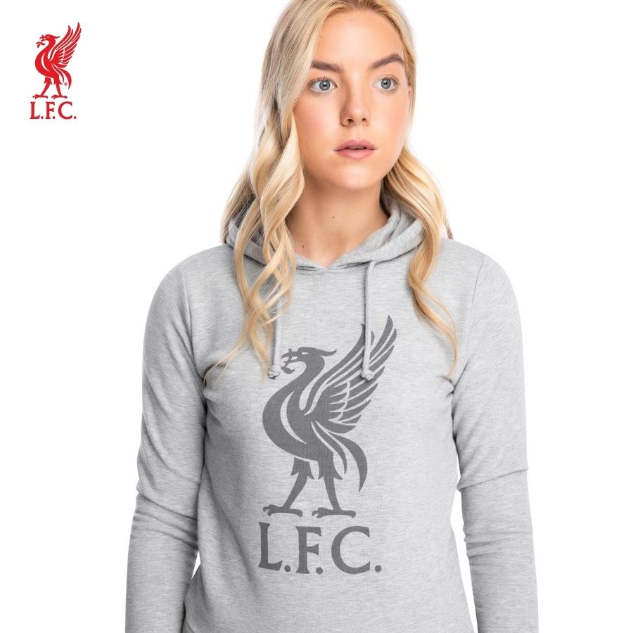 Áo hoodie tay dài có nón thể thao nữ LFC Liverbird - A15048