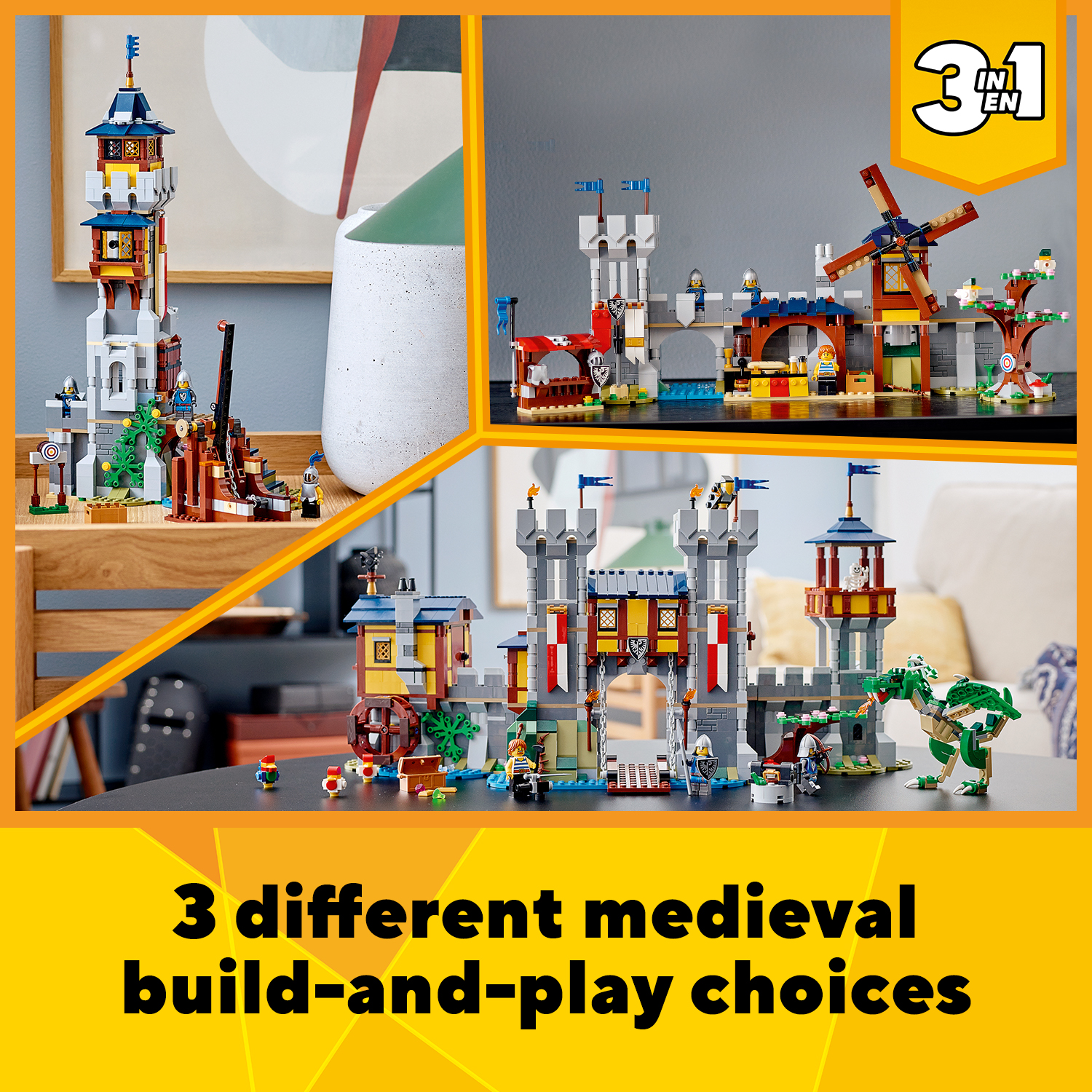 LEGO Creator 31120 Lâu đài thời trung cổ