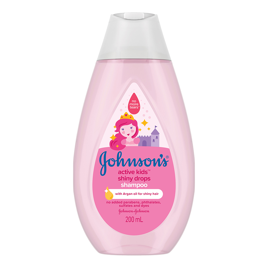 Dầu gội Johnson's Baby óng mượt cho bé gái (200ml)