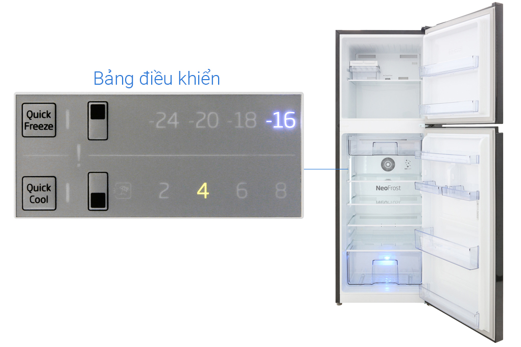 Tủ lạnh Beko Inverter 230 lít RDNT251I50VWB - HÀNG CHÍNH HÃNG