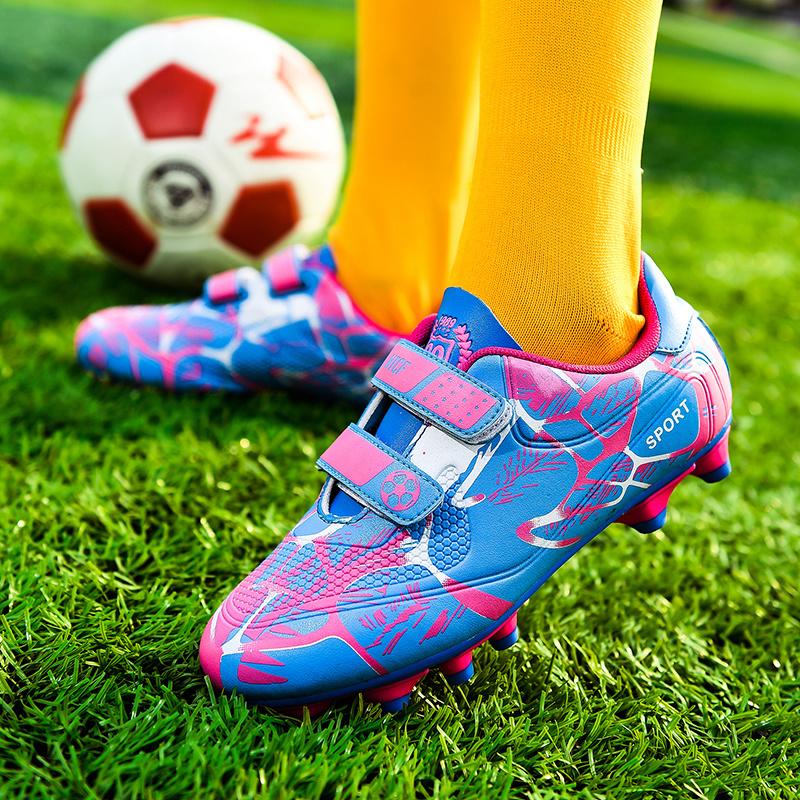 LSYAAAAA trẻ em giày bóng đá FG/TF trường bóng đá khởi động bé trai cô gái chống trượt cỏ giày thể thao trẻ em ngoài trời thể thao đào tạo giày thể thao
