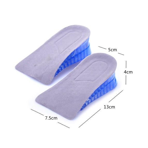 LÓT GIÀY TĂNG CHIỀU CAO GEL NỬA BÀN 2 LỚP (4 CM)