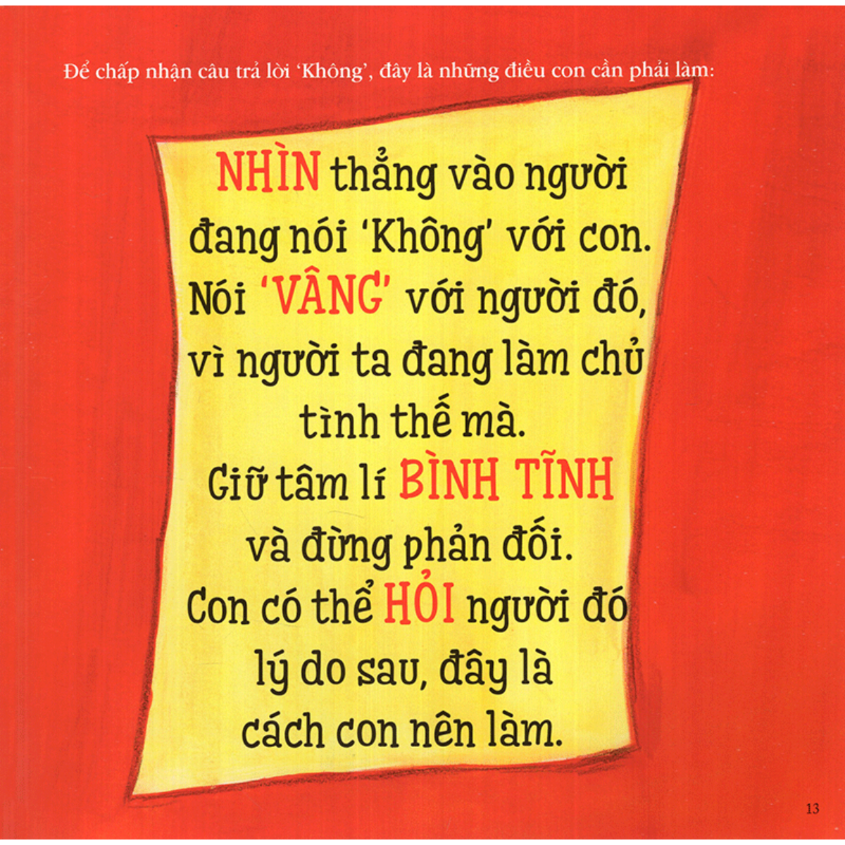 Con Không Thích Bị Nói Không