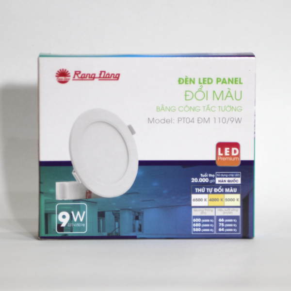 Đèn LED Panel tròn đổi màu 110 9W-SS