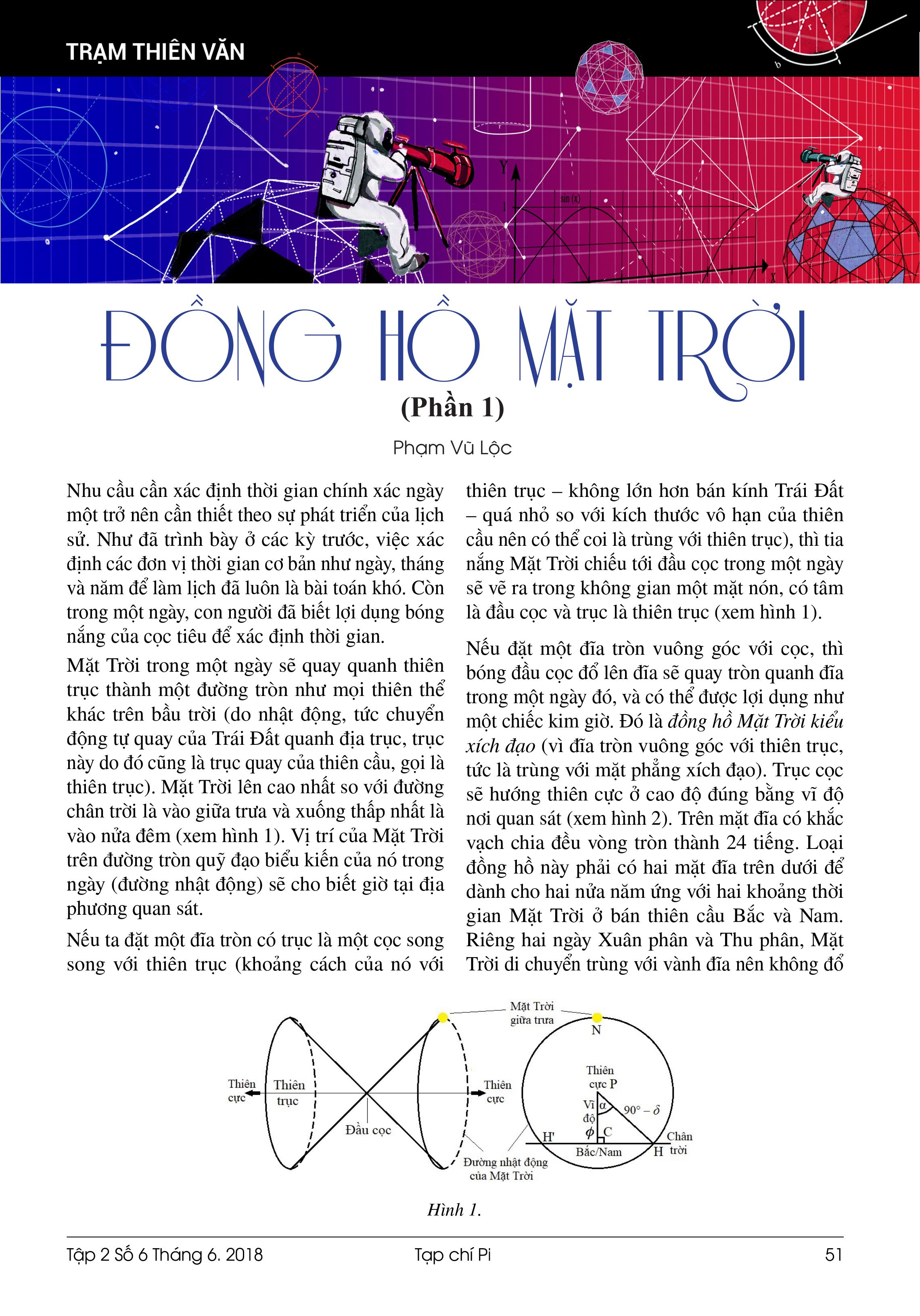 Tạp chí Pi- Hội Toán học Việt Nam số 6/tháng 6 năm 2018