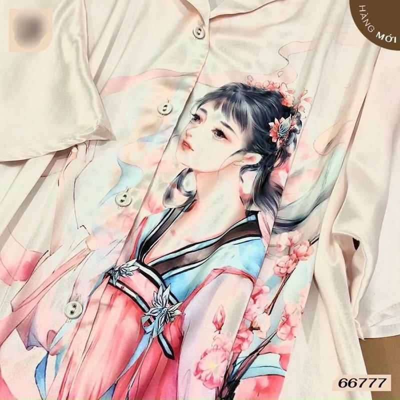 BỘ PYJAMA LỤA DÀI QUẢNG CHÂU