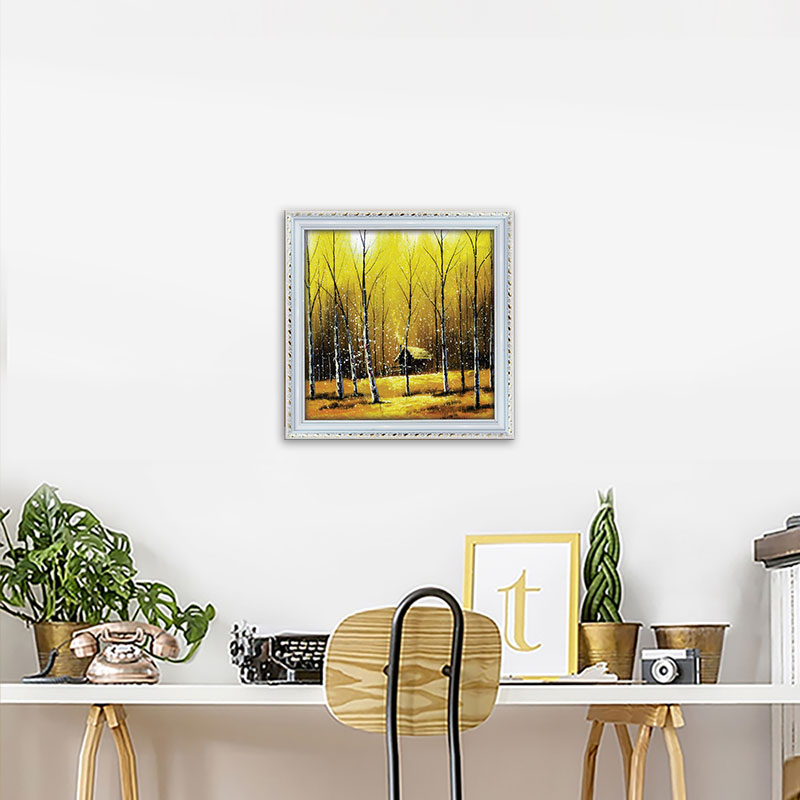 Tranh phong cảnh Rừng Mùa Thu - Tranh canvas treo tường phòng khách W1919