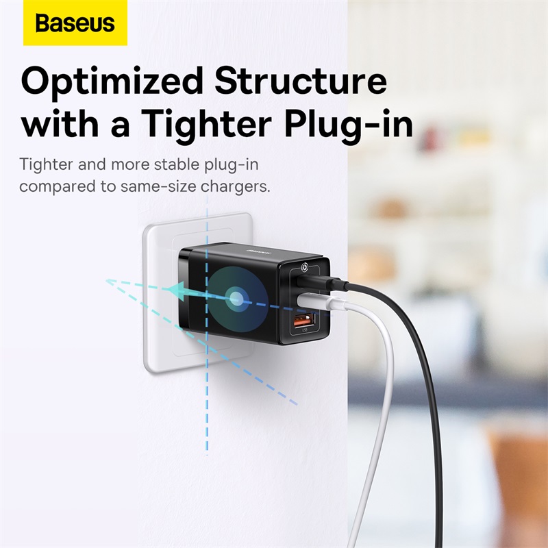 Combo Sạc Nhanh kèm Cáp C to C Baseus GaN5 Pro Quick Charger 65W