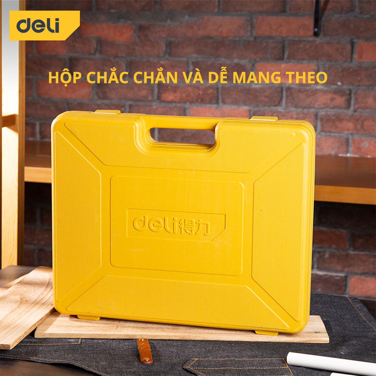 Bộ Dụng Cụ 85 Chi Tiết Deli Gồm Máy Khoan Bắt Vít Và Dụng Cụ Cầm Tay Phù Hợp Với Mọi Nhu Cầu Sử Dụng - DL1085L