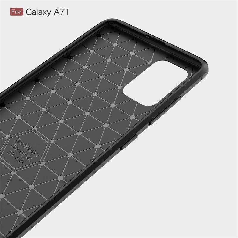 Ốp lưng dành cho Galaxy A51, A71 màu đen vân nhám