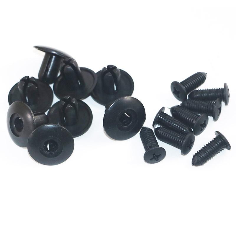 Set 100 Đinh Tán Nhựa 8mm Chuyên Dụng Cho Xe Hơi