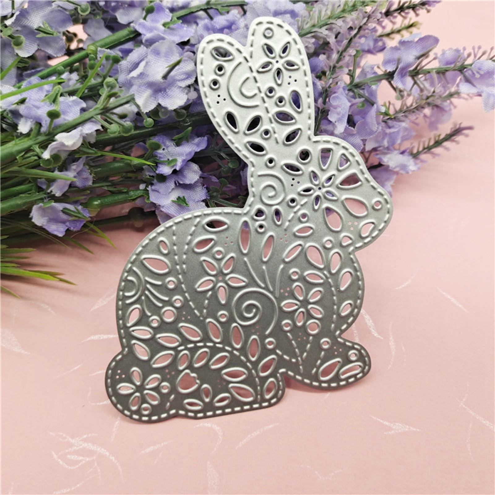 Easter Bunny Cutting Dies Metal Template for Card Making for Photo Album