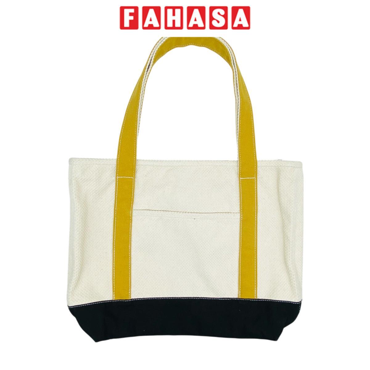 Túi Vải Tote Thêu Chữ - Size M - Saigon ZeroWaste - Mẫu 2 (Slogan Ngẫu Nhiên)