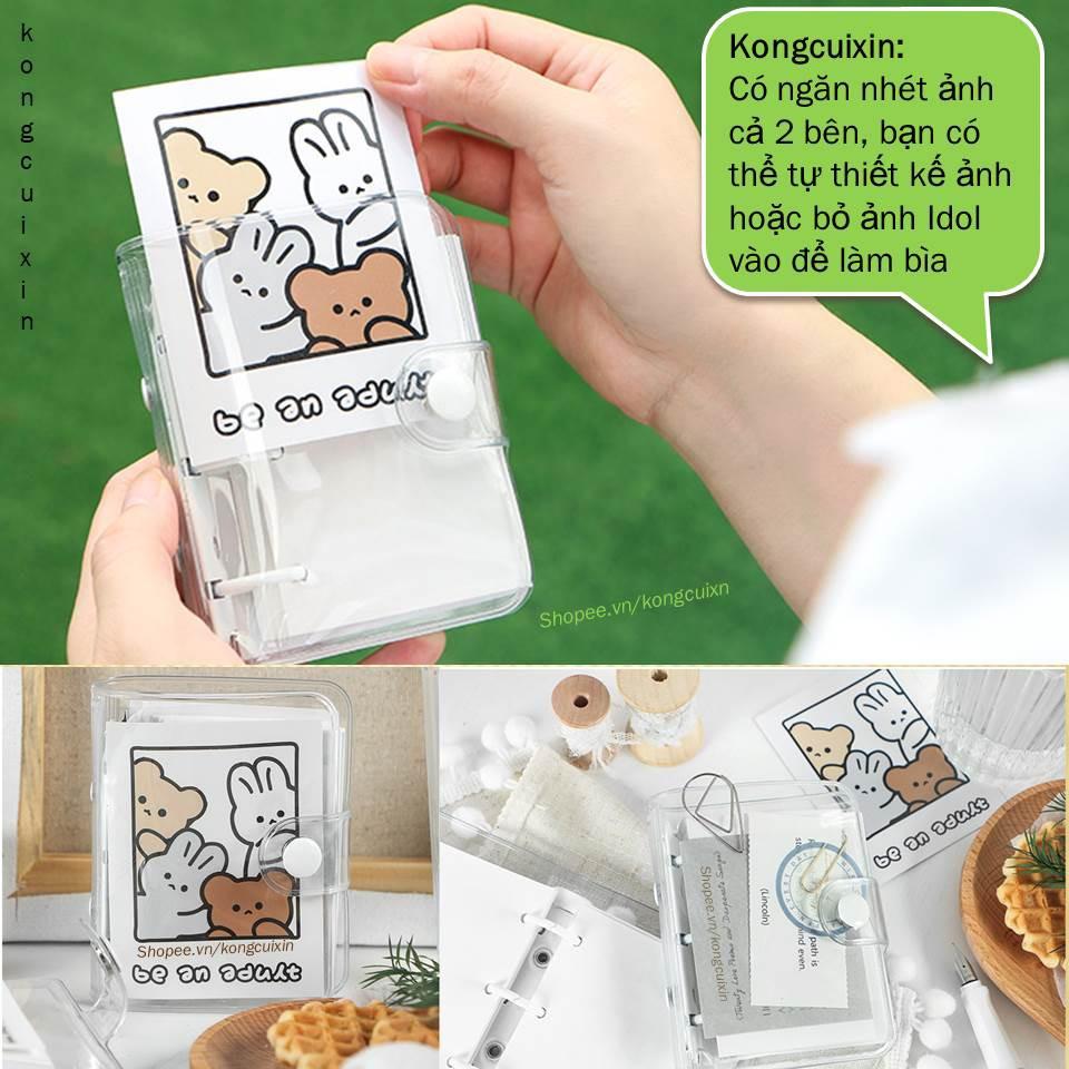 SỔ TAY 3 CÒNG XINH XẮN CÓ LỖ GẮN MÓC KHÓA ĐƯỢC TẶNG KÈM CARD ẢNH ĐẦU TRANG NGOÀI RA CÒN CÓ THỂ CHỌN MUA RIÊNG PHỤ KIỆN