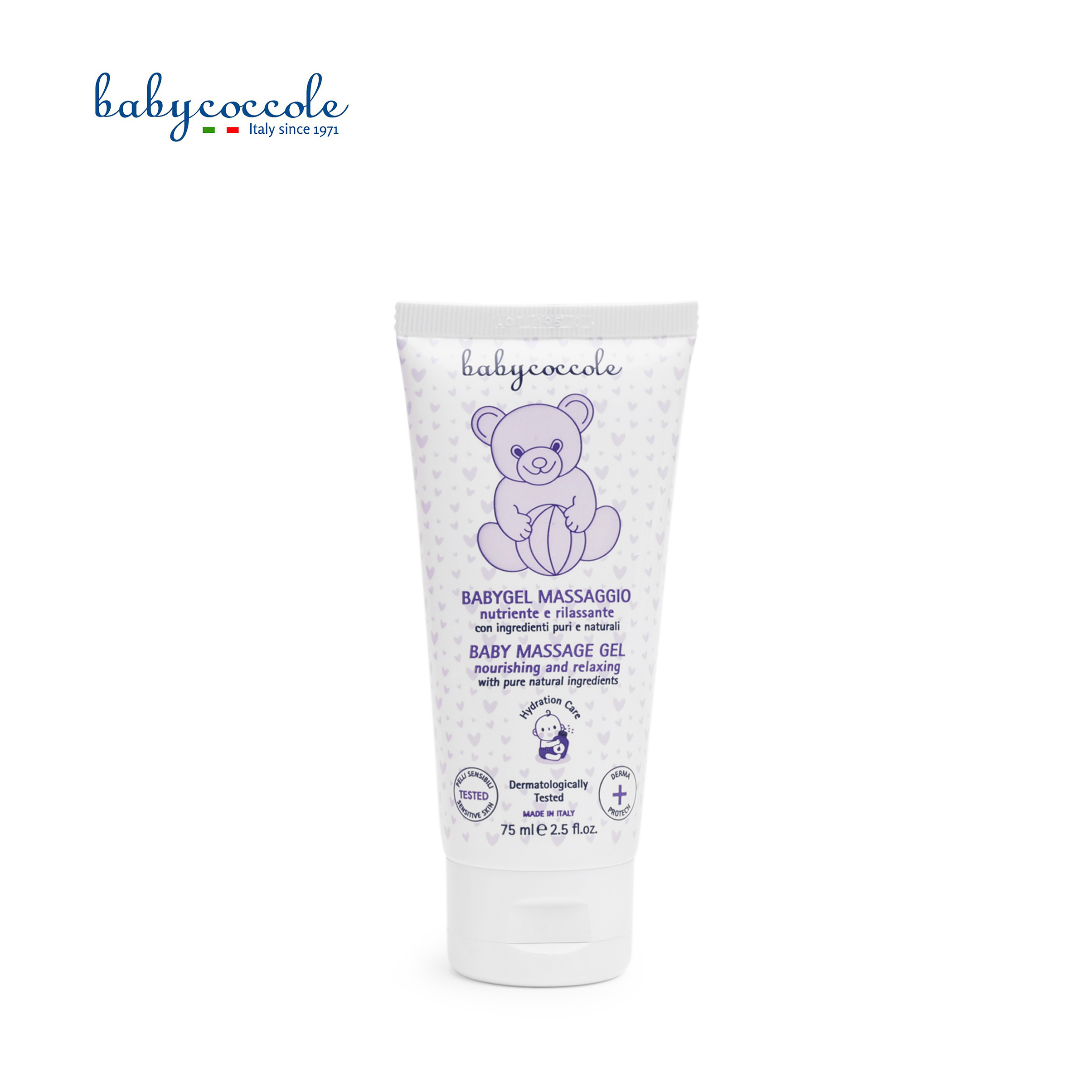 Gel massage cho bé chiết xuất hạnh nhân Babycoccole 75ml 0M+