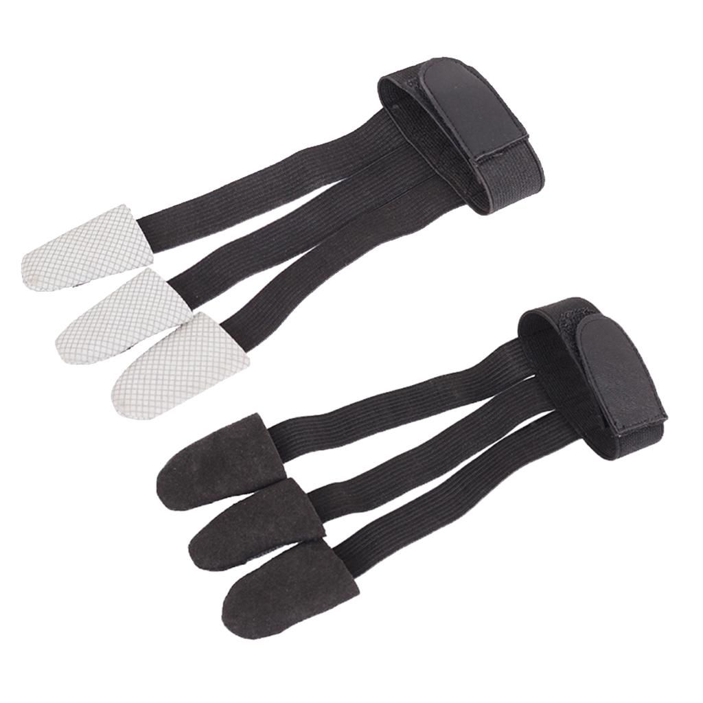 3 Finger Archery Protector Tab Guard Glove for Tradition Bow Hunting