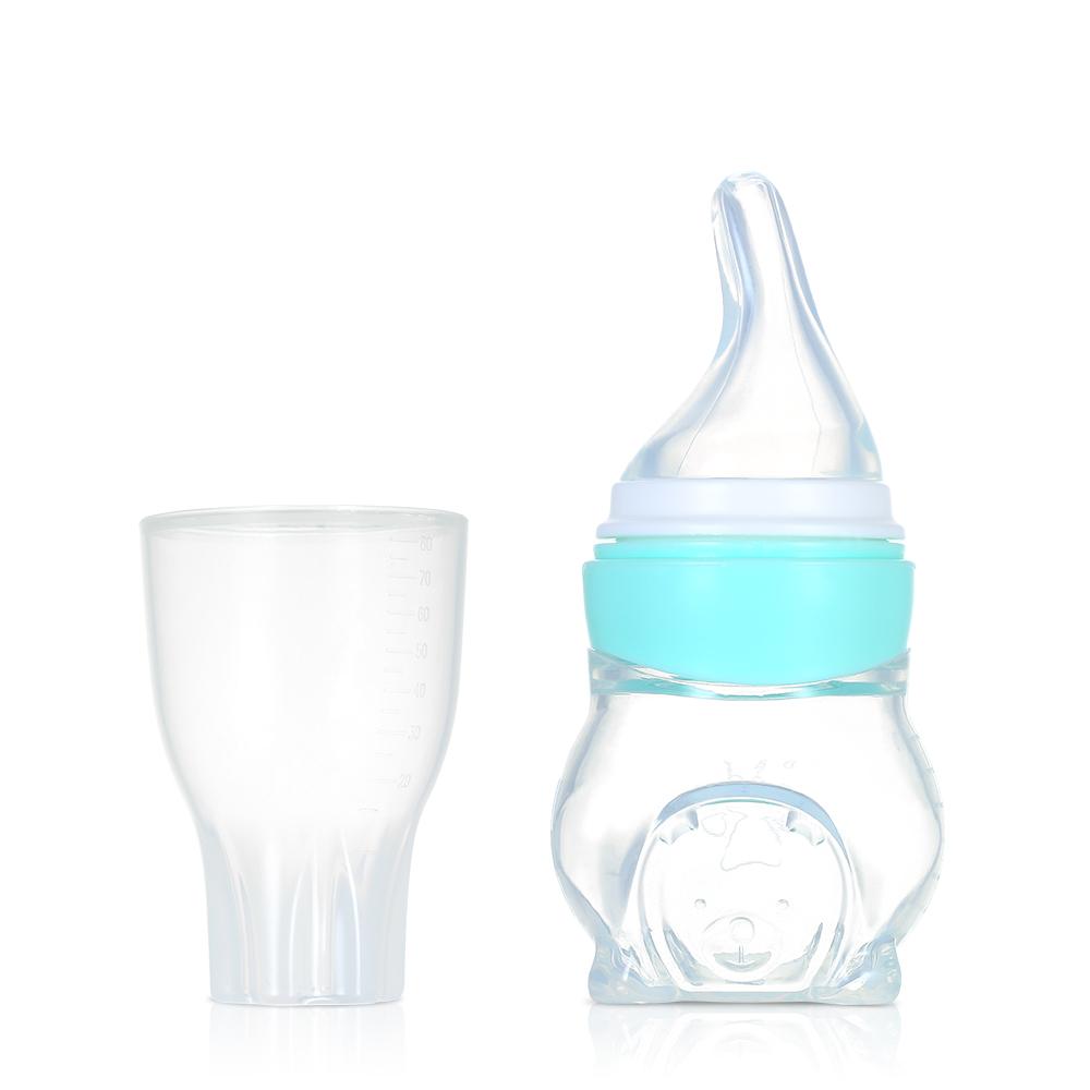 Bình nước 70ml cho trẻ sơ sinh, núm vú silicone