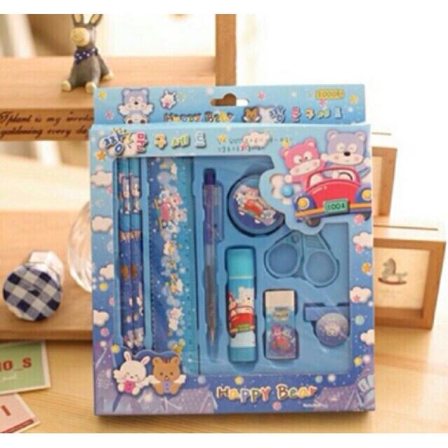 Bộ dụng cụ học tập 9 món Pingki cho bé 88022 THẾ GIỚI TIỆN ÍCH