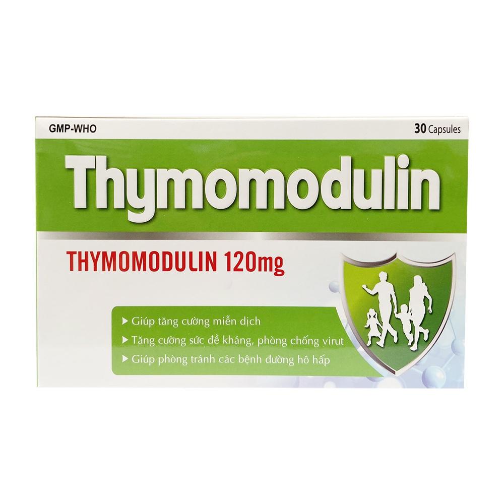 Viên uống Thymomodulin 120mg tăng cường sức đề kháng, phòng tránh bệnh đường hô hấp - 30 viên