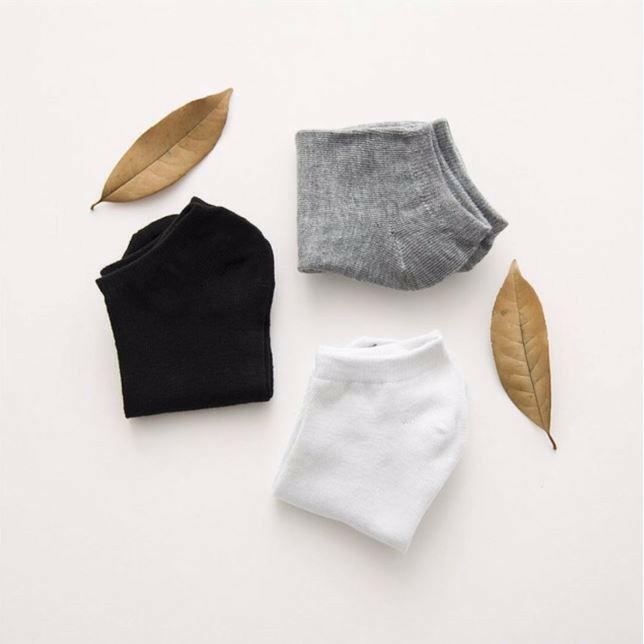 50K- Tất Cổ Ngắn trơn unisex