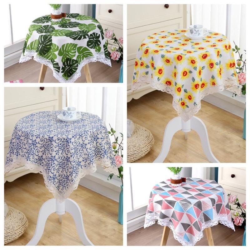 Tổng Hợp Khăn Bàn Viền Ren Phong Cách Hiện Đại Sang Trọng Vừa Vintage Nhiều Hoạ Tiết