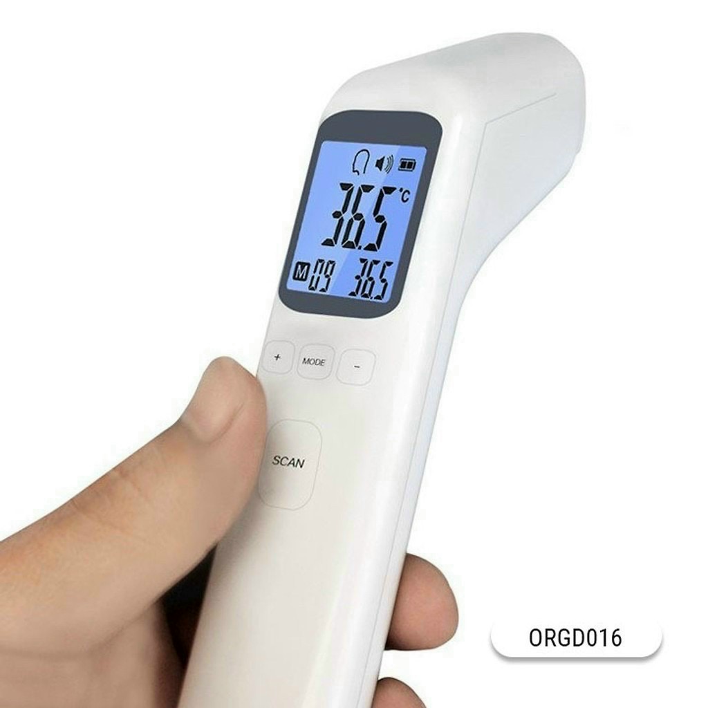 Máy Nhiệt Kế Đo Trán Hồng Ngoại Điện Tử Infrared Thermometer CK - T1502 - Hàng Nhập Khẩu