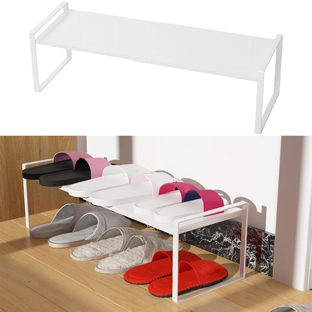 Expandable Cabinet Shelf Organizer Storage Rack Space Riser for Kitchen Bathroom Pantry Spice Cupboard Countertop Desk Home Office Dish Cup Bottle Pot
