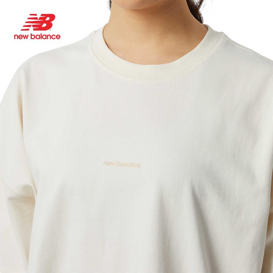 Áo thun thời trang nữ New Balance APP LIFESTYLE T-SHIRT W GREIGE - AWT23556GIE (form châu á