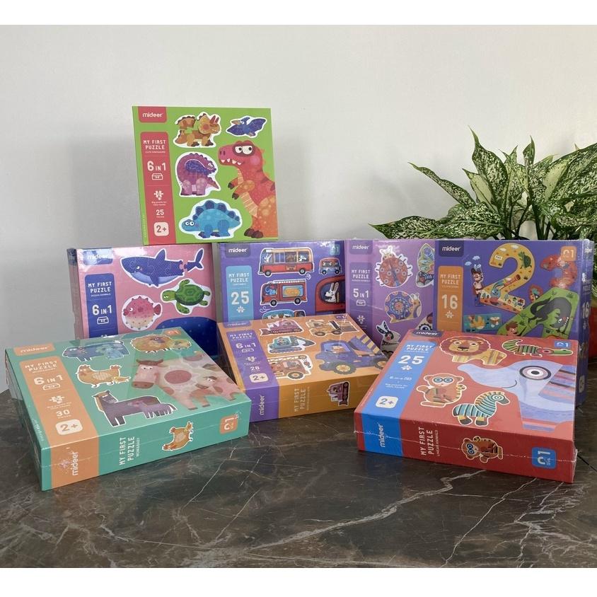 Đồ Chơi Ghép Hình Cho Bé Mideer My First Puzzle, Đồ Chơi xếp hình tư duy Phát Triển Trí Tuệ Cho Bé