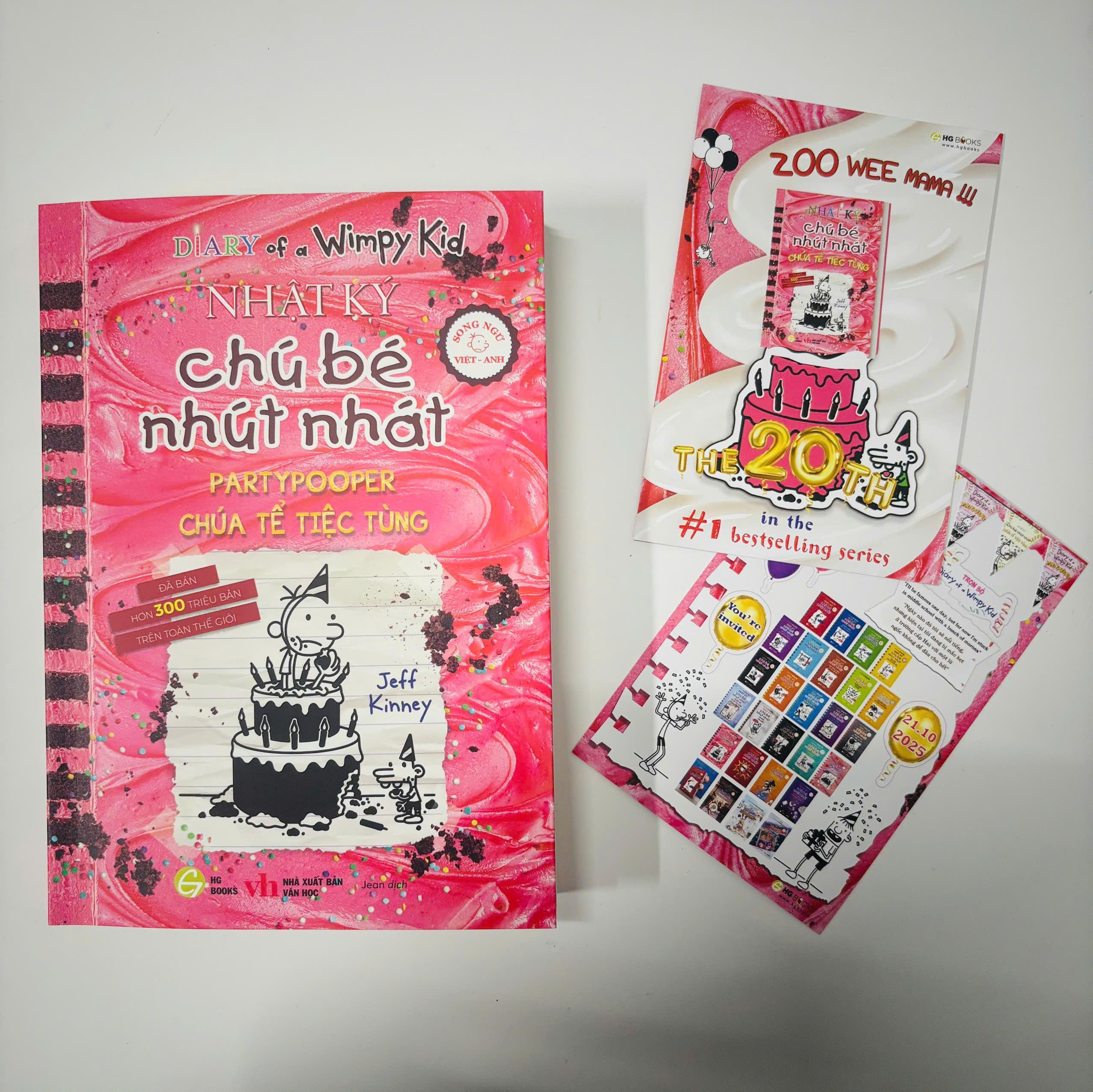 Sách - Diary Of A Wimpy Kid - Nhật Ký Chú Bé Nhút Nhát - Tập 20 - Chúa Tể Tiệc Tùng - Partypooper (Song Ngữ Việt-Anh) - ảnh 5