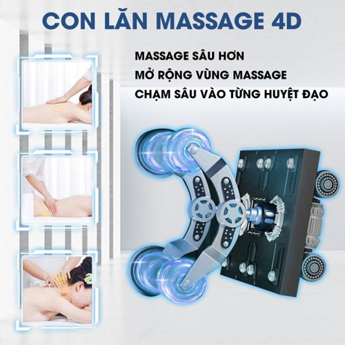 Ghế massage toàn thân cao cấp công nghệ Nhật Bản Washima WA – Mibu1000
