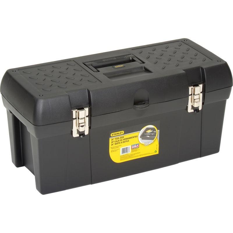 HỘP DỤNG CỤ (NHỰA) 24&quot;/(602X292X284MM) KHÓA SẮT STANLEY STST24113 - HÀNG CHÍNH HÃNG