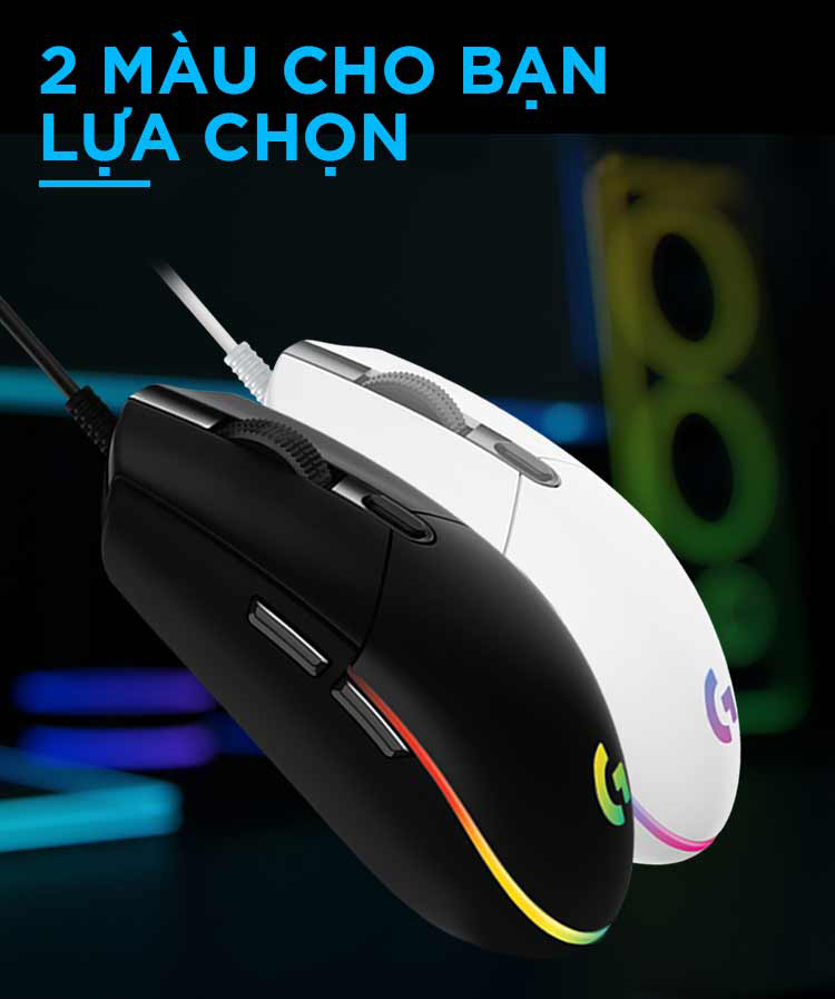 Chuột Gaming Logitech G102 Gen 2 Lightsync - Hàng Chính Hãng