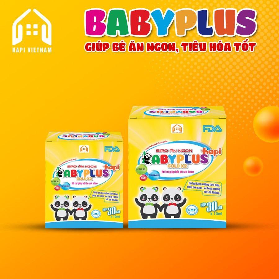 Siro Ăn Ngon BABYPLUS Hapi Cho Trẻ Biếng Ăn, Tăng Cân Tự Nhiên