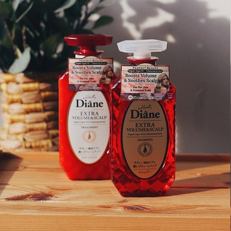 Dầu Xả Moist Diane Extra Volume &amp; Scalp Treatment Hàn Quốc 450ml tặng móc khoá