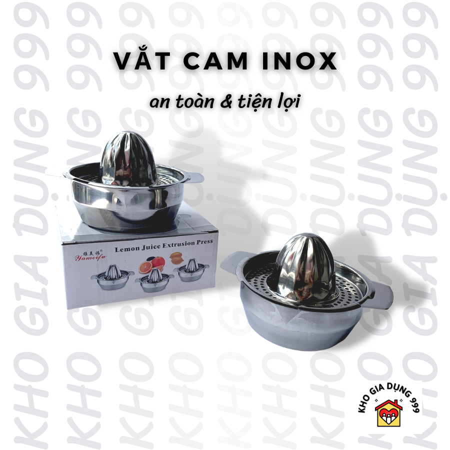 DỤNG CỤ VẮT CAM INOX - TIỆN LỢI, THÔNG MINH &amp; NHỎ GỌN