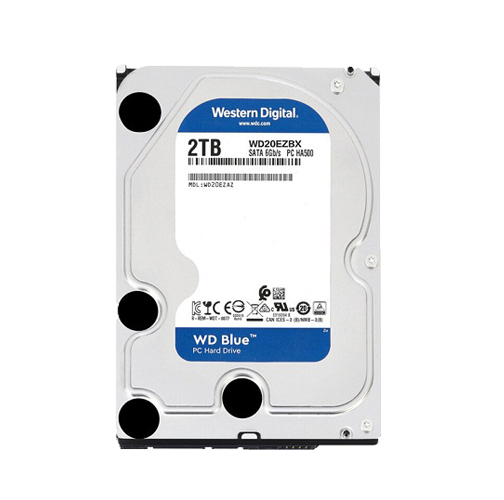 Ổ Cứng HDD WD Blue 2TB/64MB/7200rpm/3.5&quot; WD20EZBX - Hàng Chính Hãng