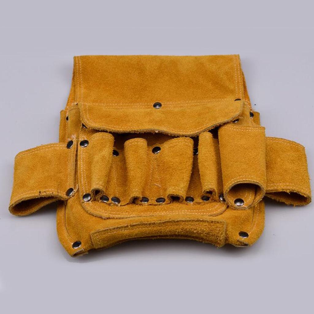 28cm Multi-pocket Utility Bag Nail Tool Apron Carpenter Waist Tools Holder